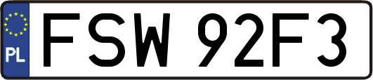 FSW92F3