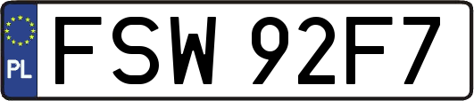 FSW92F7