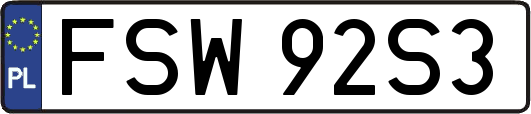 FSW92S3