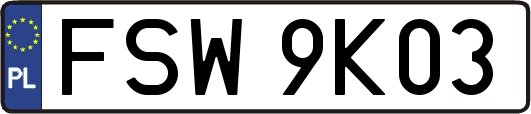 FSW9K03