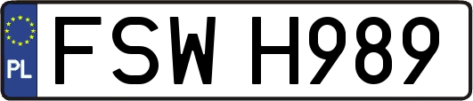 FSWH989
