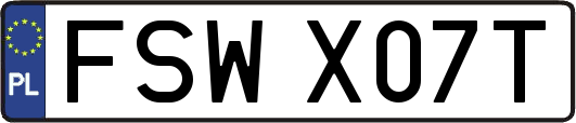FSWX07T