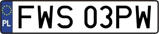 FWS03PW