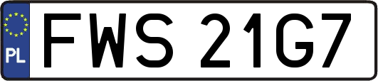 FWS21G7