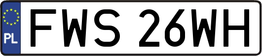 FWS26WH