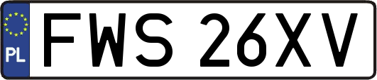 FWS26XV