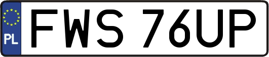 FWS76UP