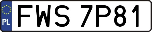 FWS7P81