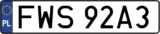 FWS92A3