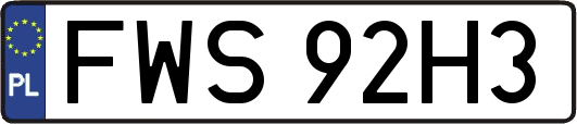 FWS92H3