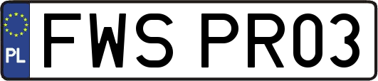 FWSPR03