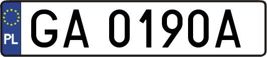 GA0190A