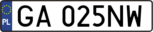 GA025NW