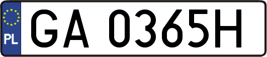 GA0365H