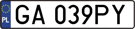 GA039PY