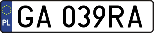 GA039RA