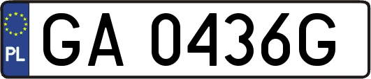 GA0436G