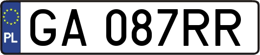 GA087RR