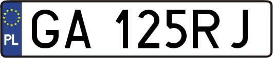 GA125RJ