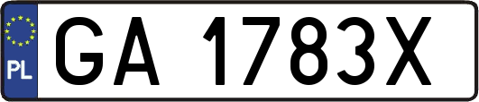 GA1783X
