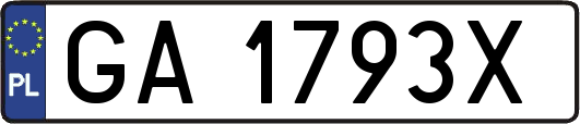 GA1793X