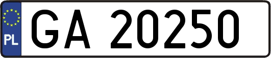 GA20250