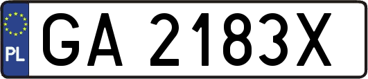 GA2183X