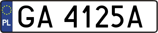 GA4125A