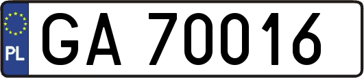 GA70016