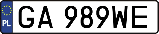 GA989WE
