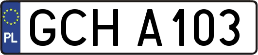 GCHA103