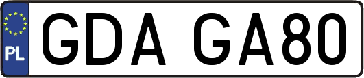 GDAGA80