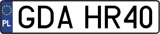 GDAHR40