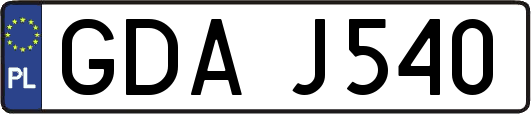 GDAJ540