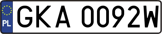 GKA0092W