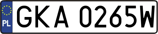 GKA0265W