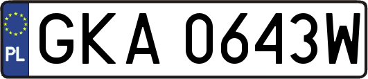 GKA0643W