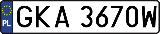 GKA3670W