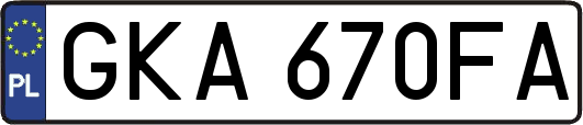 GKA670FA