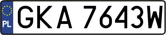 GKA7643W
