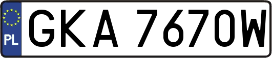 GKA7670W