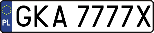 GKA7777X