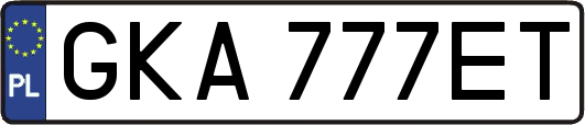 GKA777ET