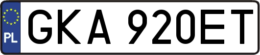 GKA920ET