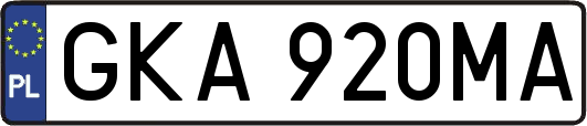 GKA920MA