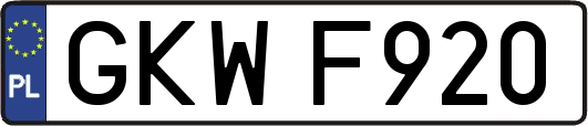 GKWF920