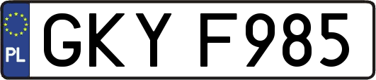 GKYF985