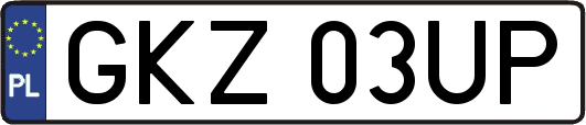 GKZ03UP