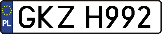 GKZH992