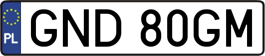 GND80GM